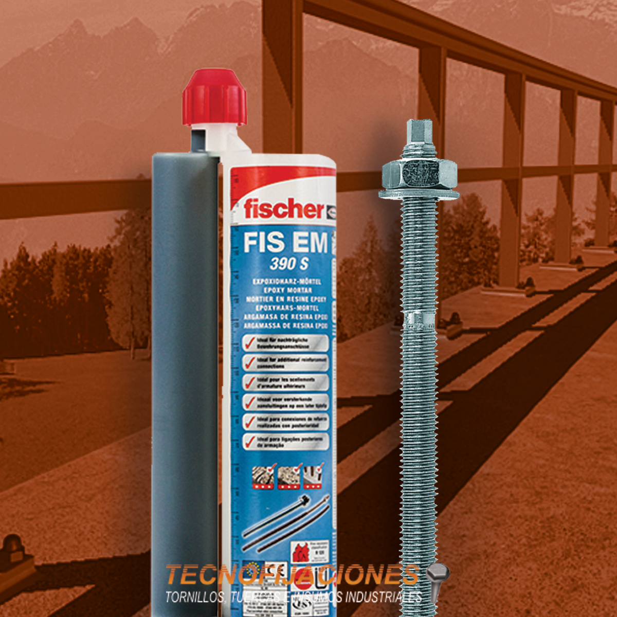 La resina resistente a altas vibraciones