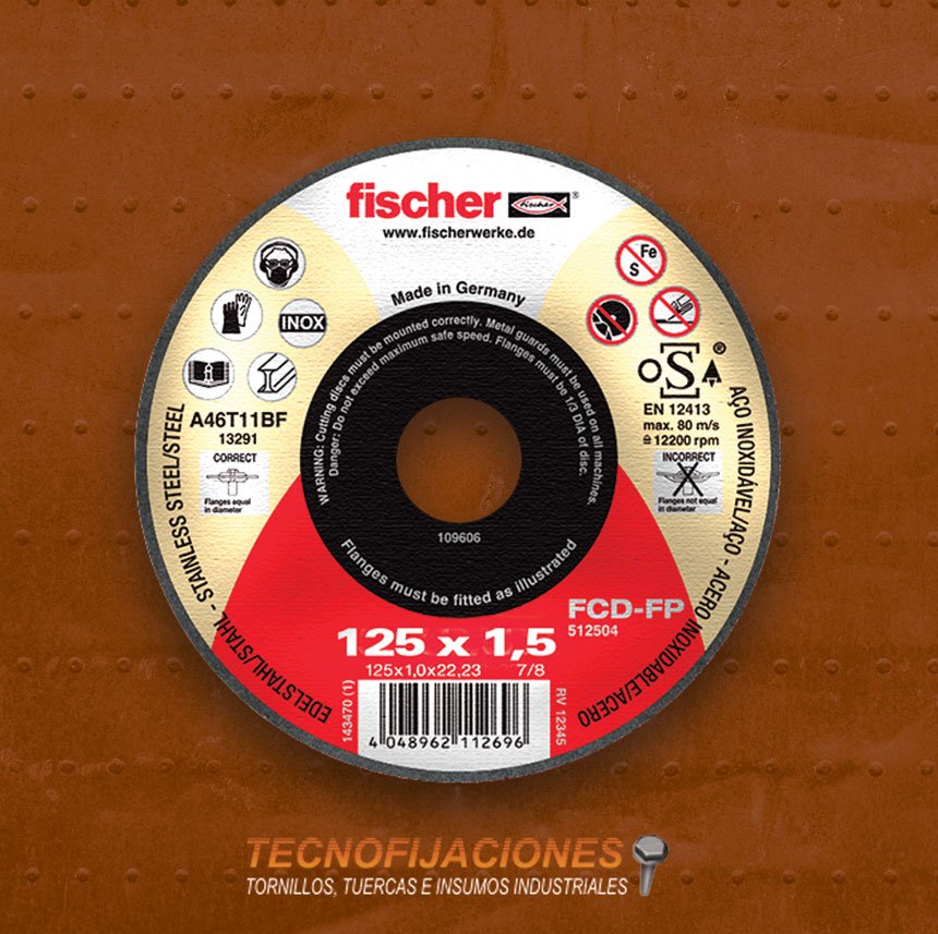 Disco de corte para metal