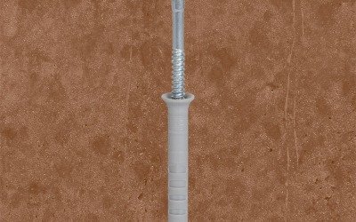 Taquete con clavo o anclaje plástico