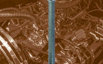 Tornillo coche en acero galvanizado