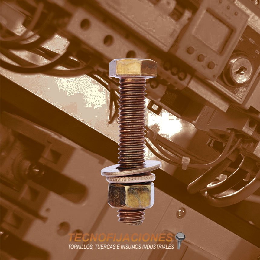 Tornillo hexagonal de bronce