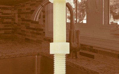 Tornillo de plástico nylon