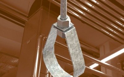 Abrazadera para tubo tipo pera