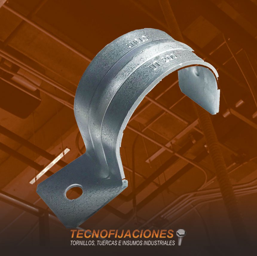 Abrazadera tipo uña galvanizada