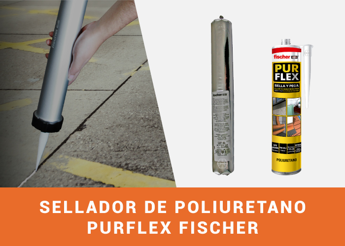 Sellador de poliuretano purflex Fischer