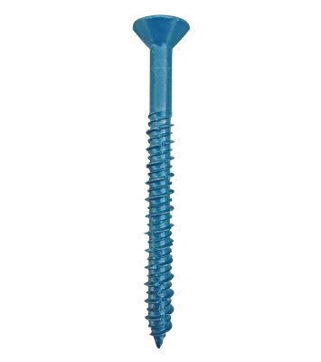 Tornillo para concreto directo cabeza plana - carrusel