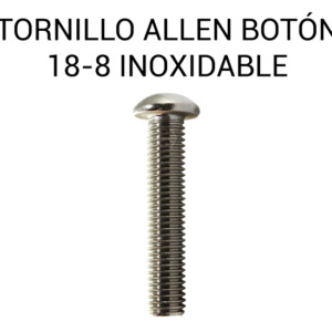 Tornillo Allen Botón 18-8 inox