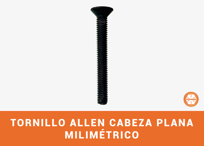 Tornillo Allen Cabeza Plana Milimétrico-image