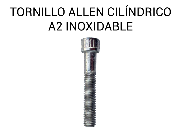 Tornillo Allen Cilíndrico A2 inox