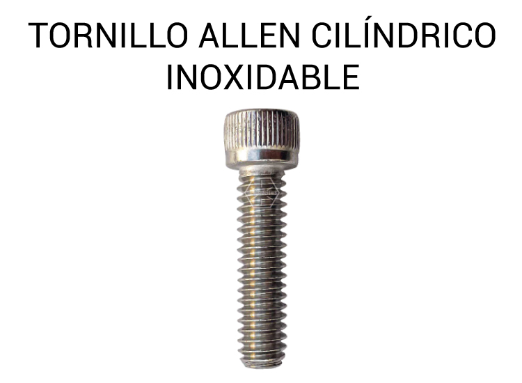 Tornillo Allen Cilíndrico inox