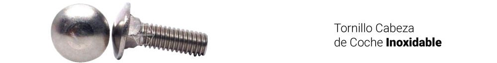 Tornillo Cabeza de Coche Inoxidable