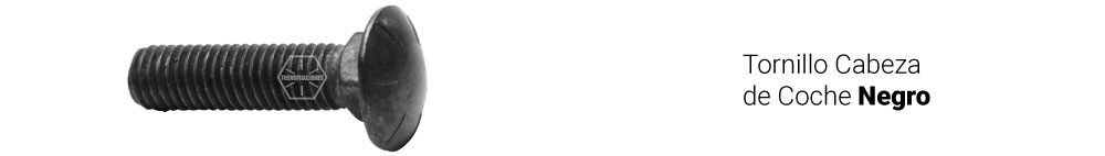 Tornillo Cabeza de Coche Negro