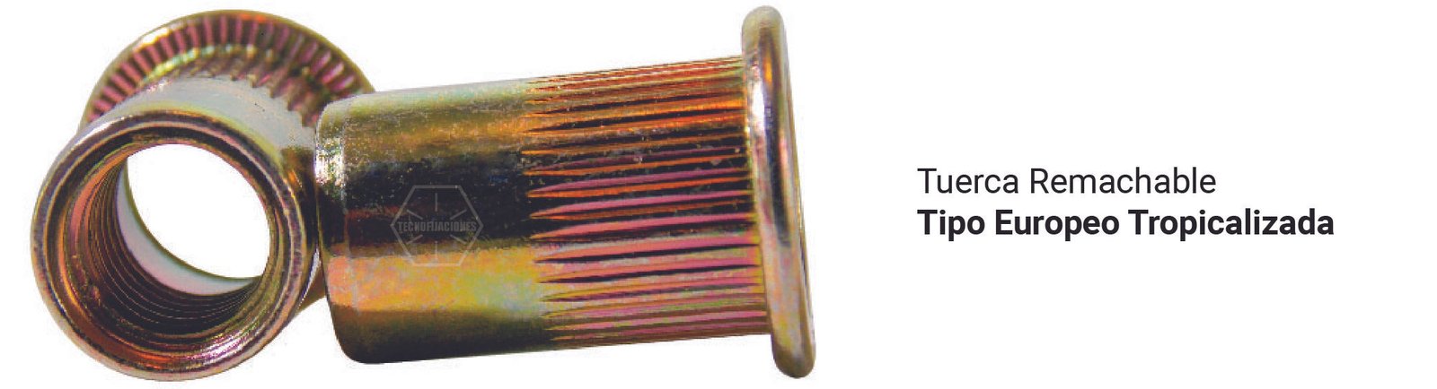 Tuerca Remachable Tipo Europeo Tropicalizada