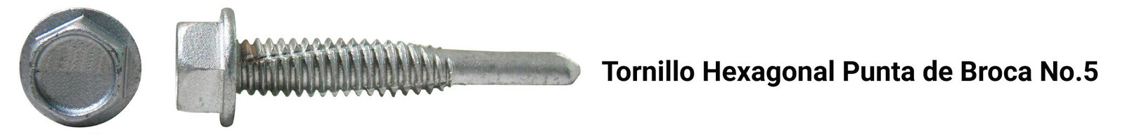 Tornillo Hexagonal punta de Broca No.5