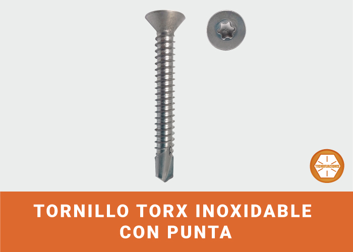 Tornillo Torx Inoxidable con punta-image