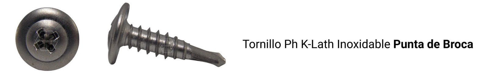 Tornillo Ph K-Lath Inoxidable con Punta de Broca