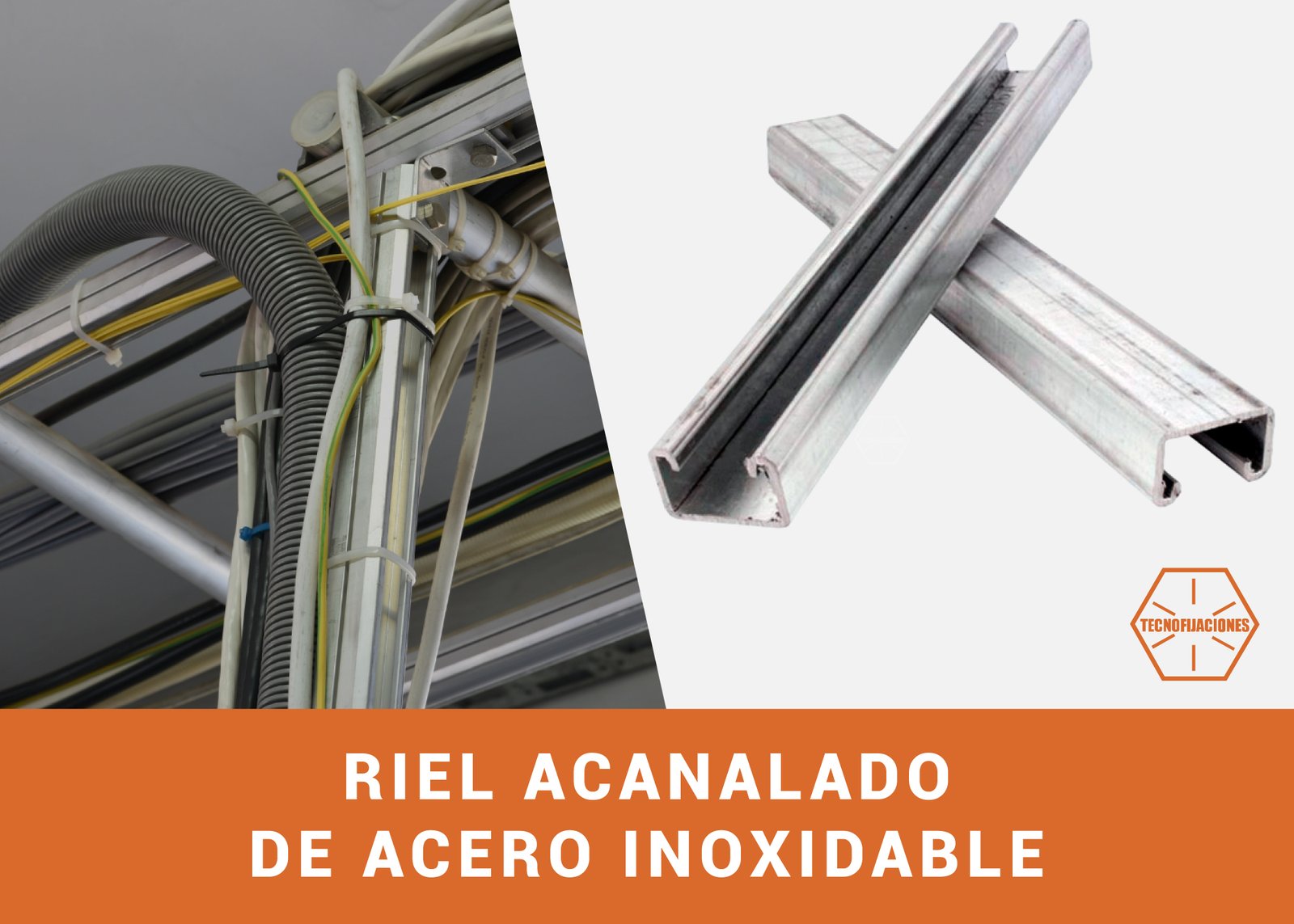 Riel acanalado 4x4/4x2 de acero inoxidable-image