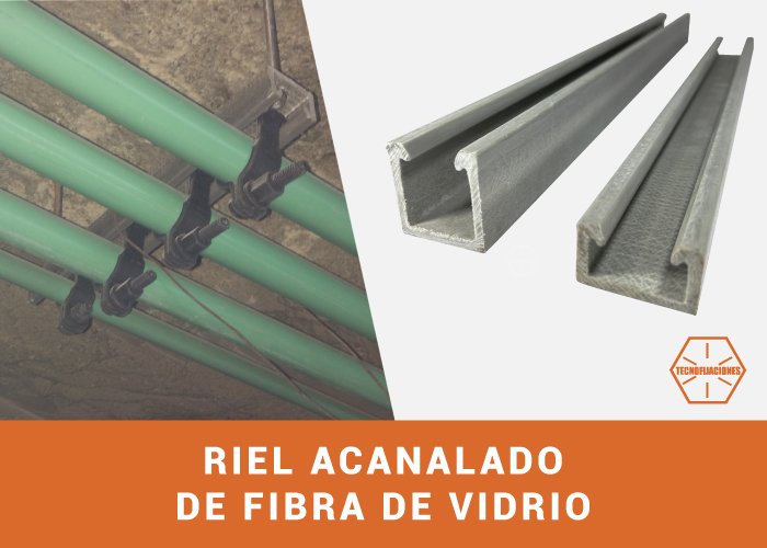 Riel acanalado 4x4/4x2 de fibra de vidrio-image