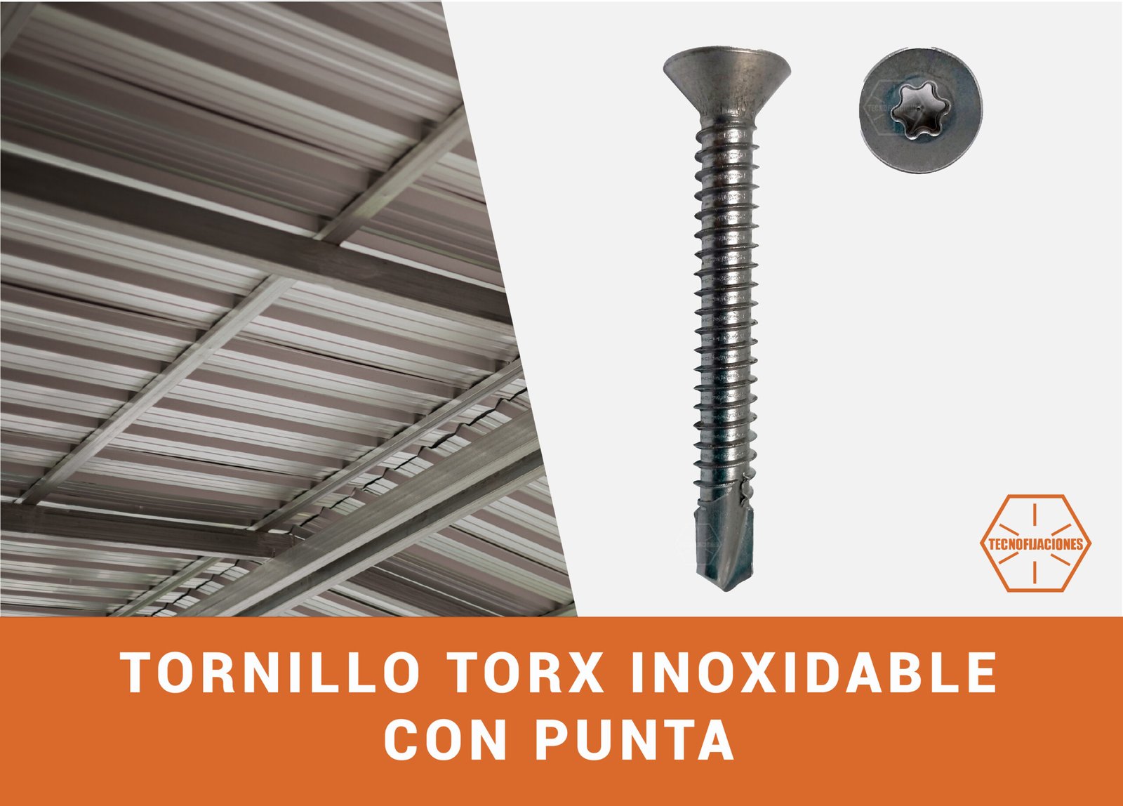 Tornillo Torx Inoxidable con punta-image