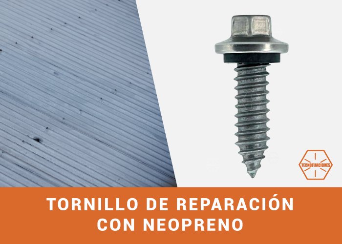 Tornillo de reparación con neopreno-image