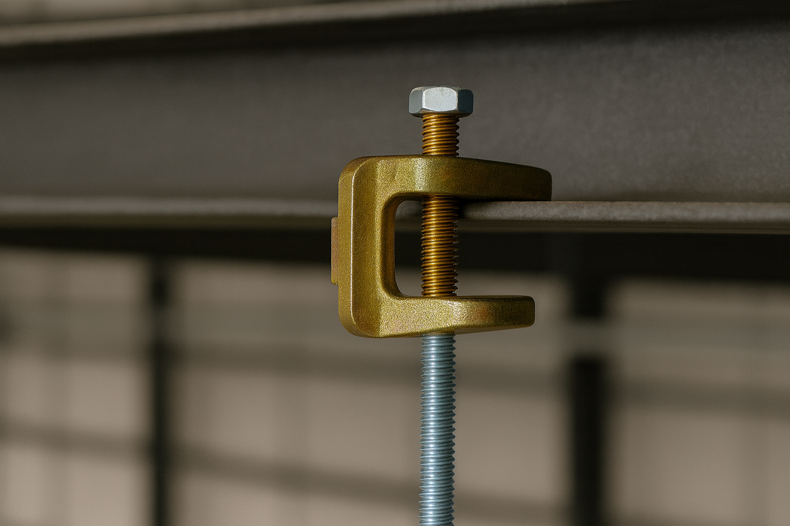 Mordaza fundida para viga