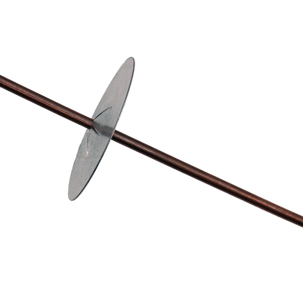 Clavo cobrizado soldable con arandela redonda