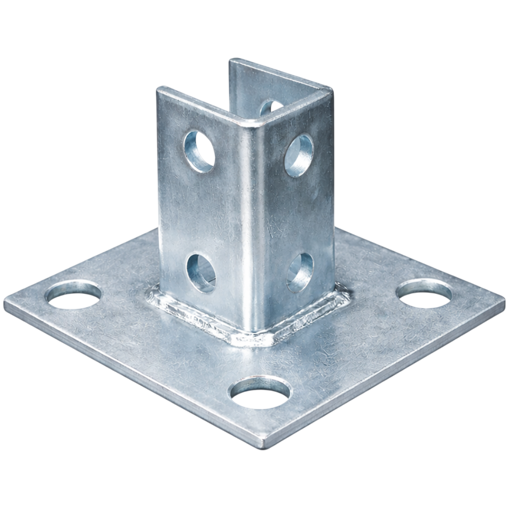 Base para unicanal serie N Rectangular