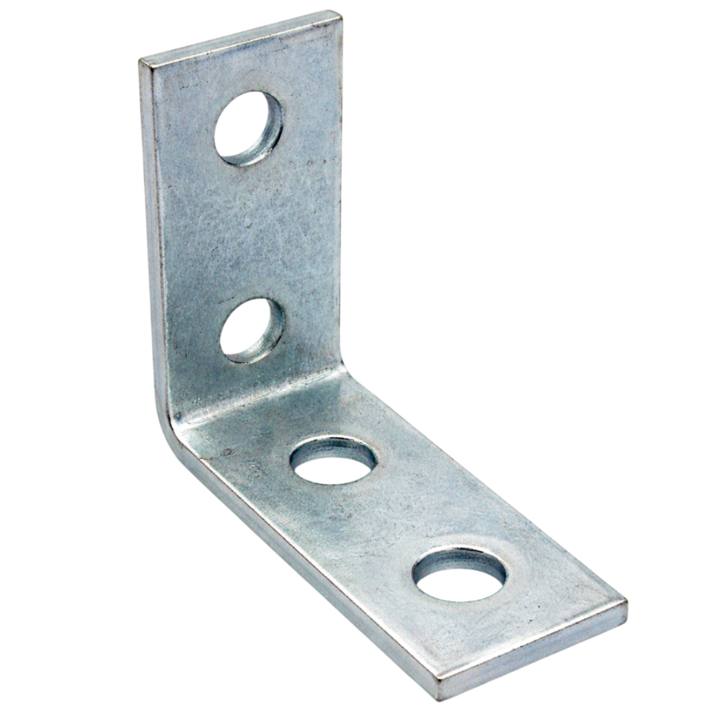 Herraje unicanal 4 perforaciones tipo c Proveedor de Unicanal y Soportería