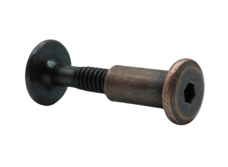 Tuerca litera cobrizada lateral Tuerca litera cobrizada lateral