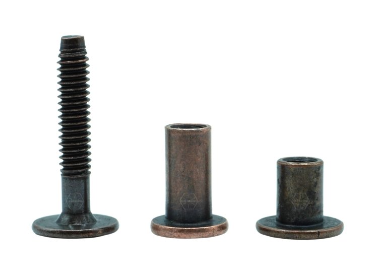 Tuerca litera cobrizada Tuerca litera cobrizada