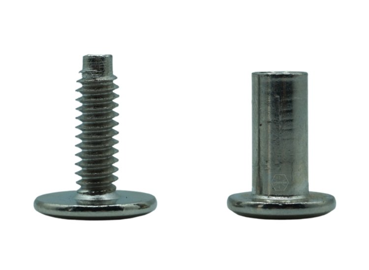 Tuerca litera niquelada Tuerca litera niquelada