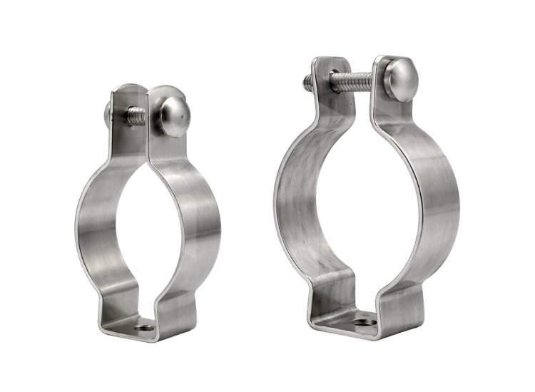 Soporte clip para tubería acero inoxidable 304 Soporte clip para tubería acero inoxidable 304