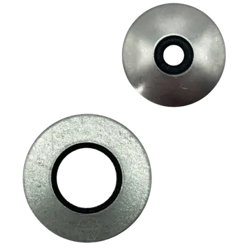 Arandelas con neopreno para tornillo punta de broca, galvanizada e inoxidable