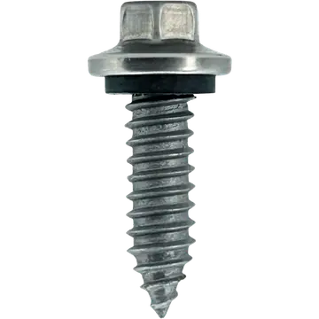 Tornillo punta de broca de reparación con arandela de neopreno